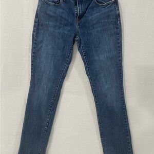 Levi's 505 Straight  Dark Blue Jeans - size 6